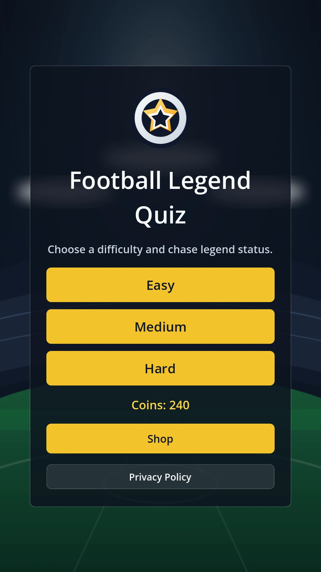 Football Legends Quiz: Trivia screenshot